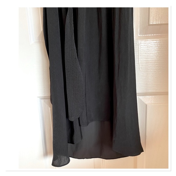 Witchery Black Sleeveless Drape Dress - Picture 3 of 3